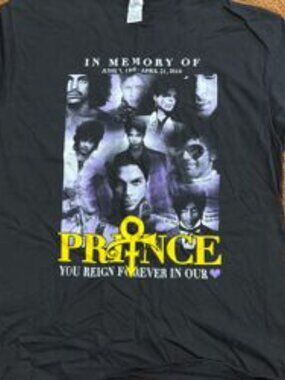 2016 Prince Memory Shirt Size XL